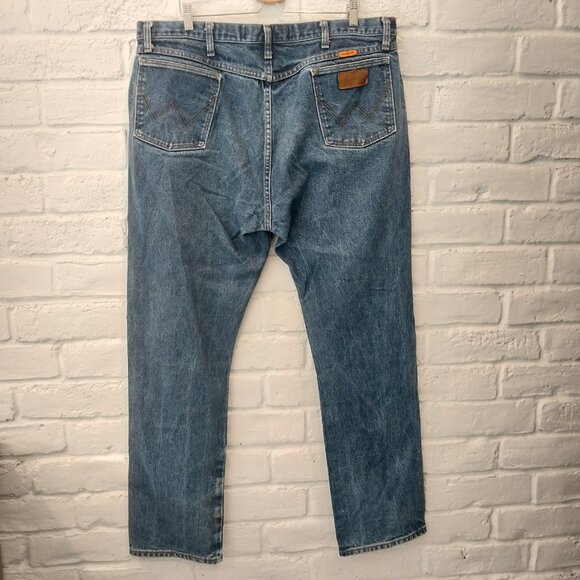 Wrangler FR Jeans Mens 42x34 Blue Flame Resistant 13MWZ Original Fit ARC Denim, - Picture 2 of 13